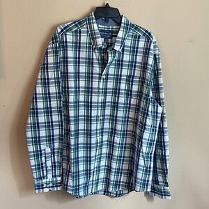 Mason James Stretch Plaid Shirt XL